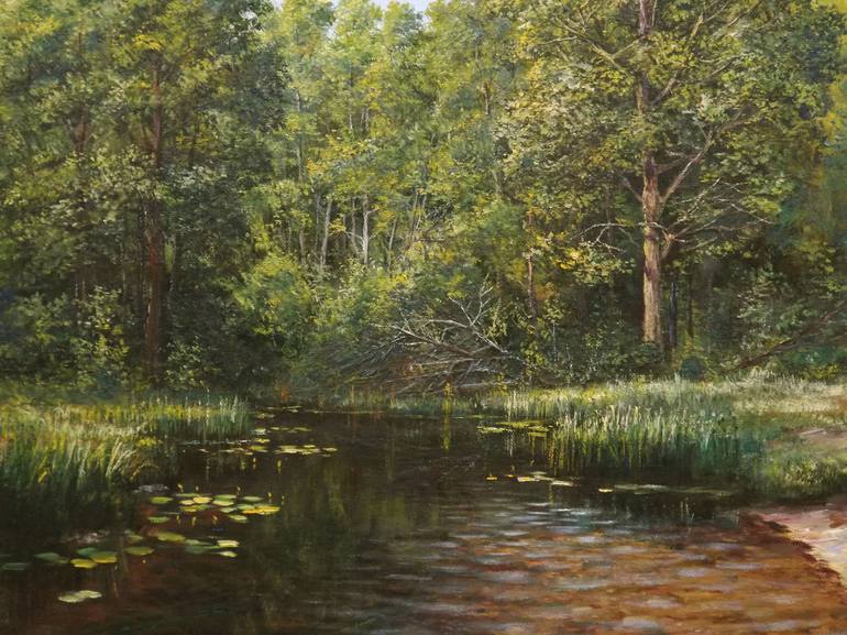 Original Realism Landscape Painting by Aurum Arts