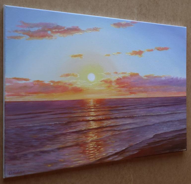 Original Realism Seascape Painting by Aurum Arts