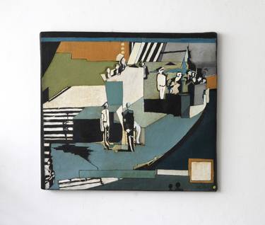Print of Cubism Political Paintings by Luciana Queiroz