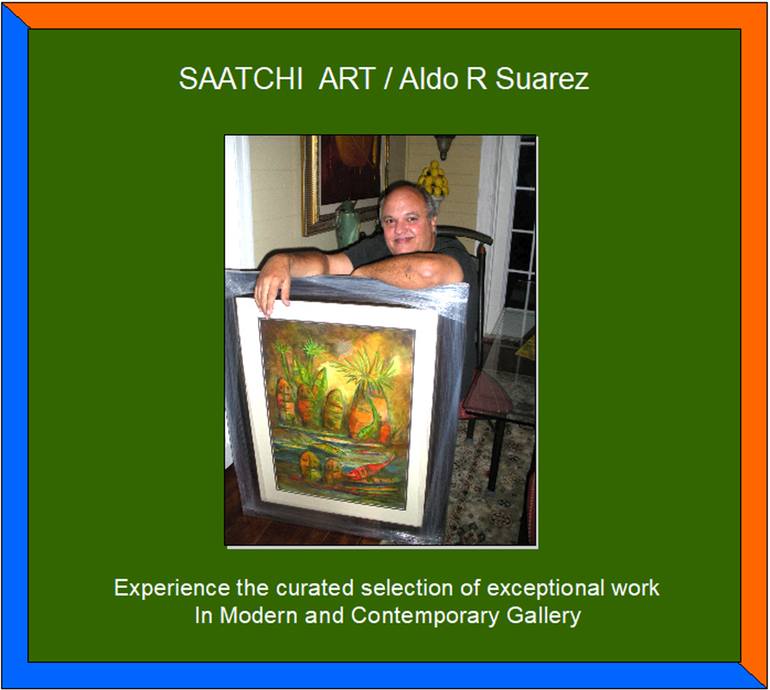 Original Figurative Religious Painting by Aldo R Suarez