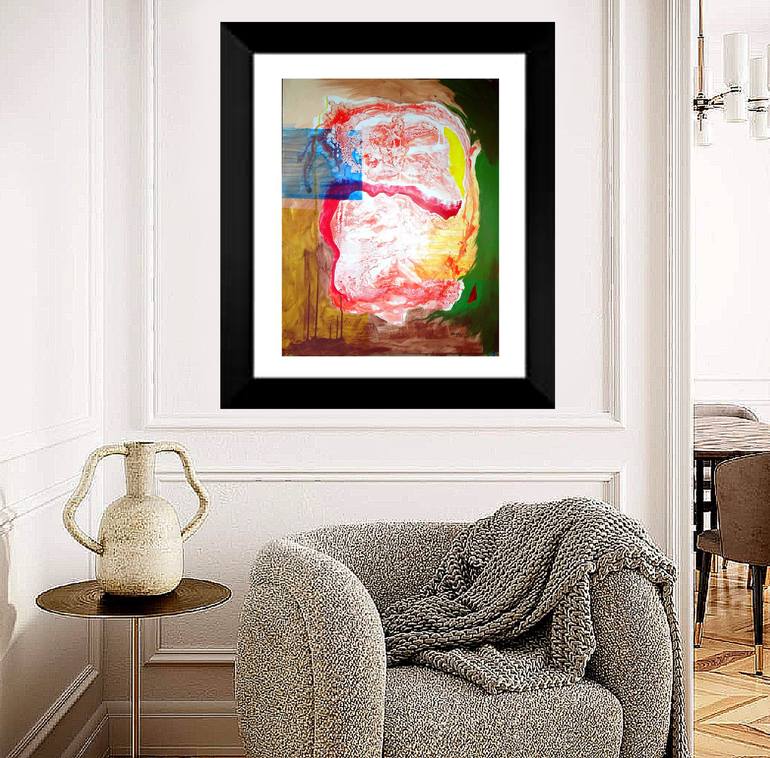 Original Abstract Painting by Aldo R Suarez