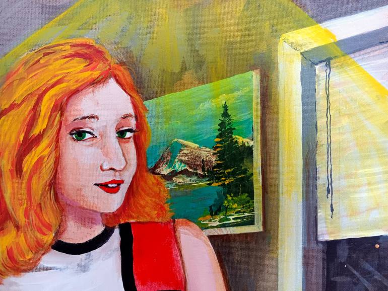 Original Figurative People Painting by Aldo R Suarez