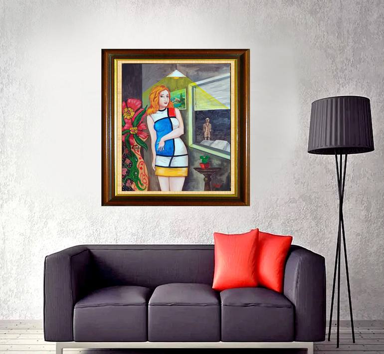 Original Figurative People Painting by Aldo R Suarez