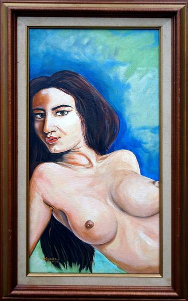 Original Figurative Nude Paintings by Aldo R Suarez