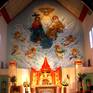 Holy Trinity Mural in San Joseph Church Tampa Fl