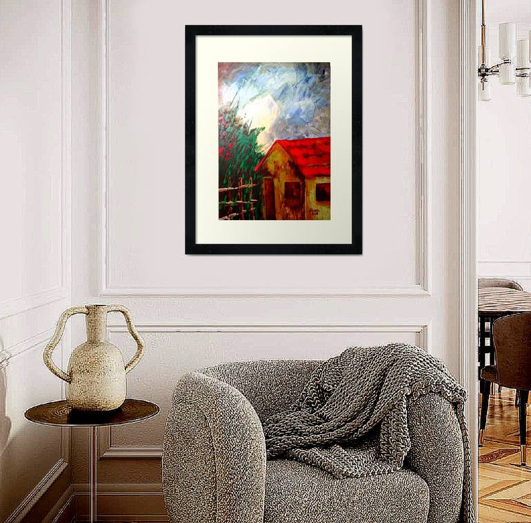 Original Contemporary Garden Painting by Aldo R Suarez