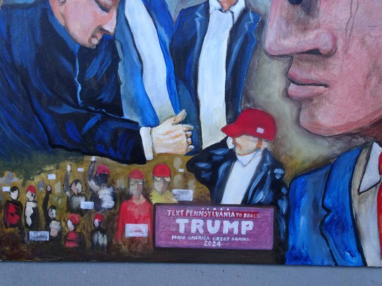 Original Contemporary Politics Painting by Aldo R Suarez