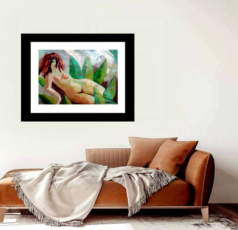 Original Contemporary Love Painting by Aldo R Suarez