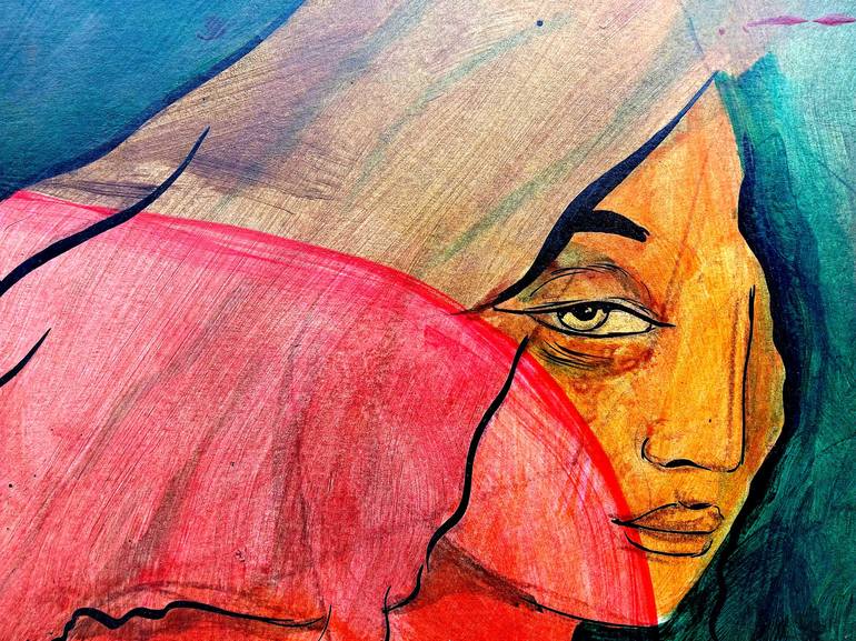 Original Contemporary Nude Painting by Aldo R Suarez