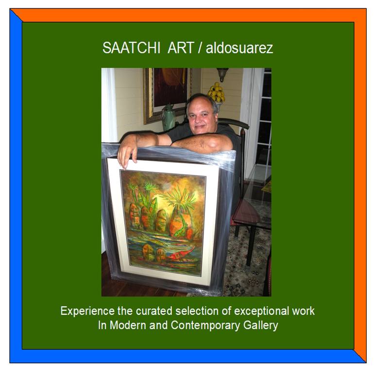 Original Contemporary Nude Painting by Aldo R Suarez