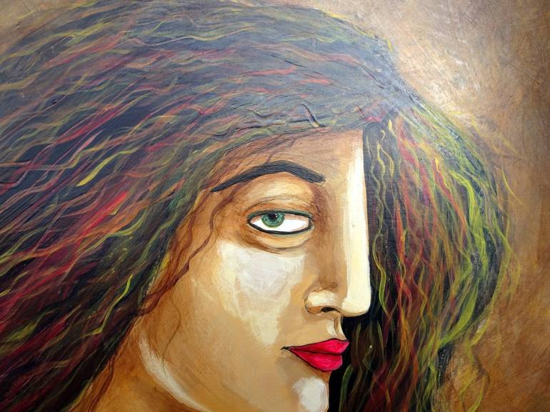 Original Portraiture Pop Culture/Celebrity Painting by Aldo R Suarez