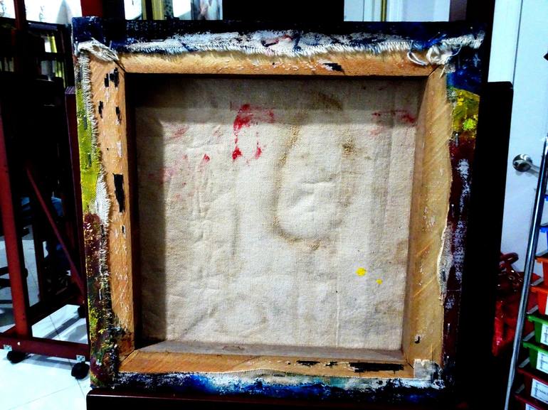Original Conceptual Abstract Painting by Aldo R Suarez