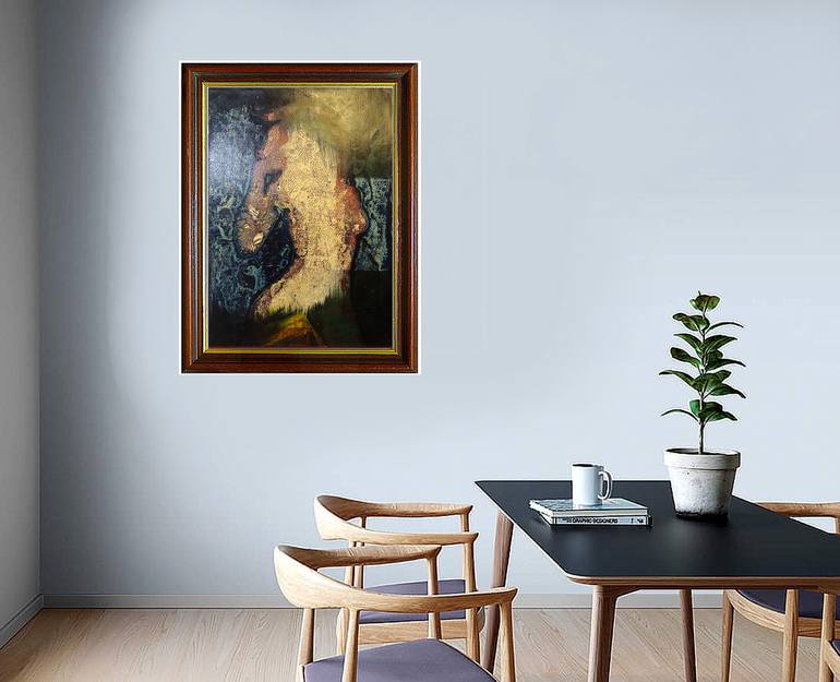 Original Pop Art Nude Painting by Aldo R Suarez