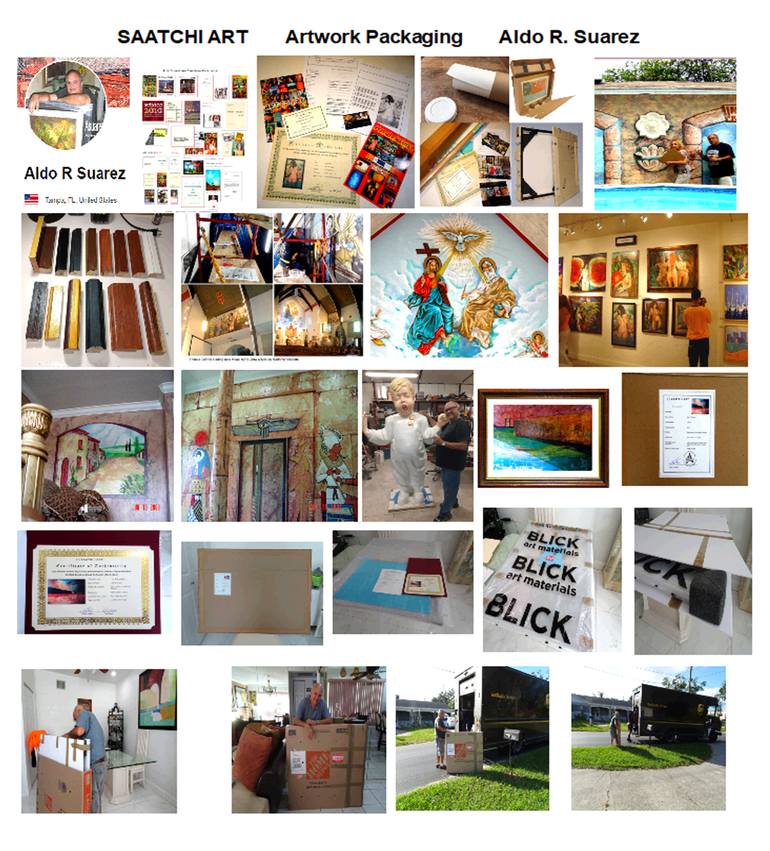 Original Contemporary Religion Painting by Aldo R Suarez