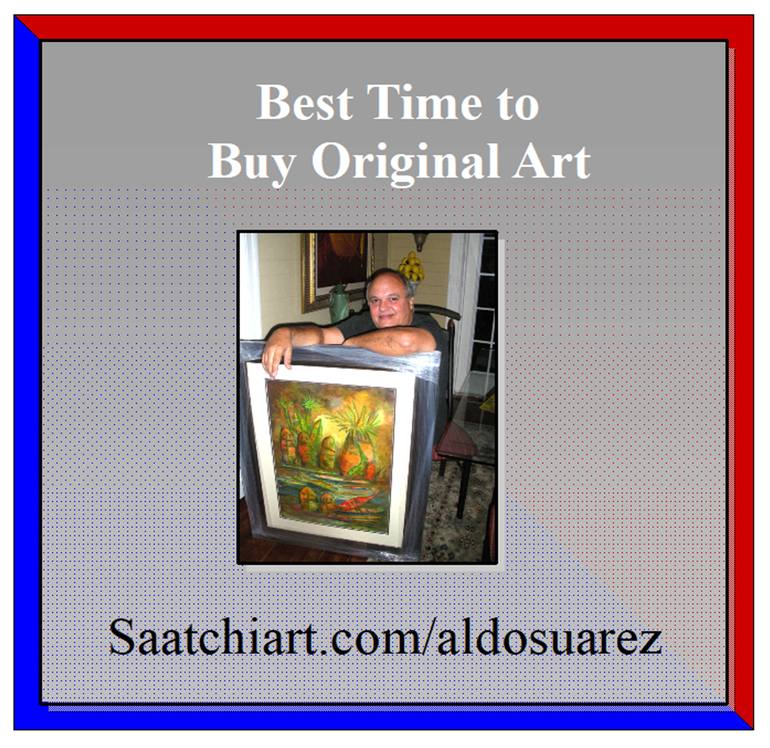 Original Contemporary People Painting by Aldo R Suarez