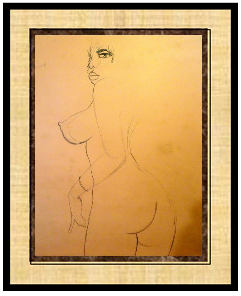 Original Contemporary Nude Painting by Aldo R Suarez
