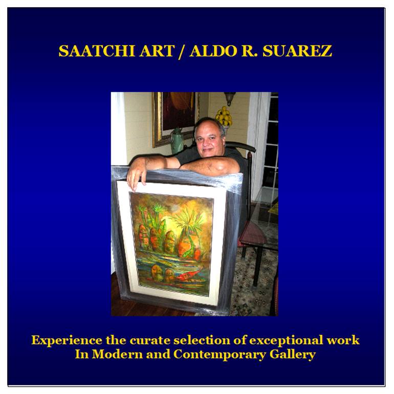 Original Contemporary Landscape Painting by Aldo R Suarez