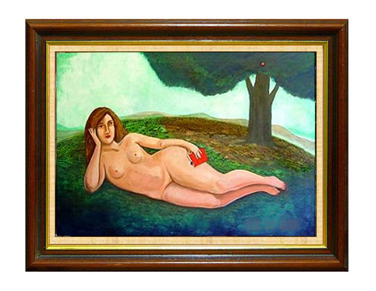 Original Nude Painting by Aldo R Suarez