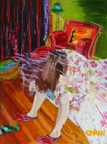 Original Expressionism Women Paintings by Danielle Caron