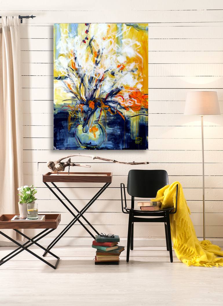 Original Floral Painting by Danielle Caron