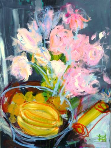 Original Expressionism Still Life Paintings by Danielle Caron