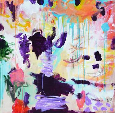 Original Abstract Expressionism Abstract Paintings by Danielle Caron
