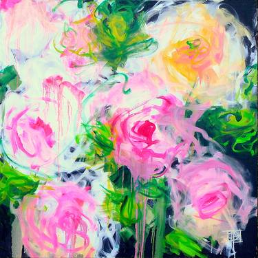 Original Expressionism Floral Paintings by Danielle Caron