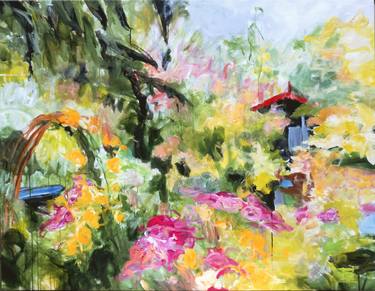 Original Expressionism Botanic Paintings by Danielle Caron