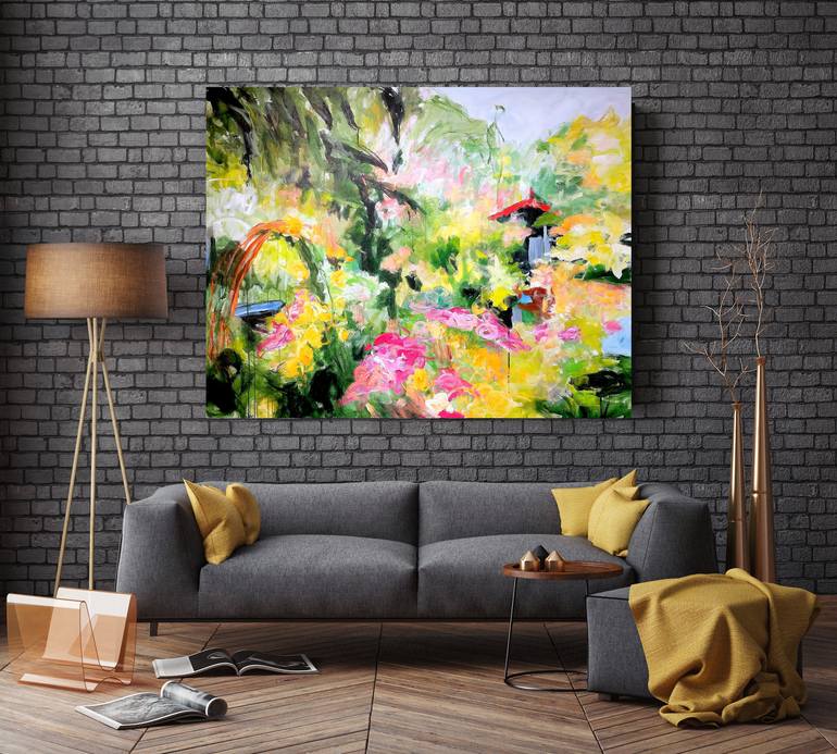 Original Expressionism Botanic Painting by Danielle Caron