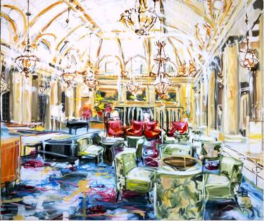 Original Expressionism Architecture Paintings by Danielle Caron