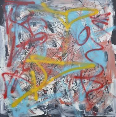 Original Abstract Expressionism Abstract Paintings by kevin brewerton