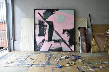 Original Abstract Expressionism Sports Paintings by kevin brewerton