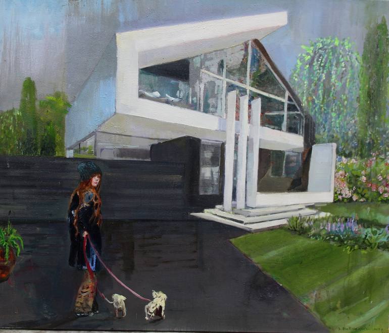 Original Impressionism Patterns Painting by Liana Nakashidze