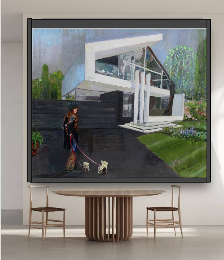 Original Impressionism Patterns Painting by Liana Nakashidze