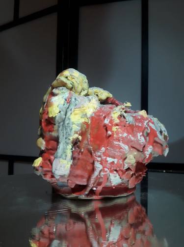 Original Abstract Expressionism Abstract Sculpture by Liana Nakashidze