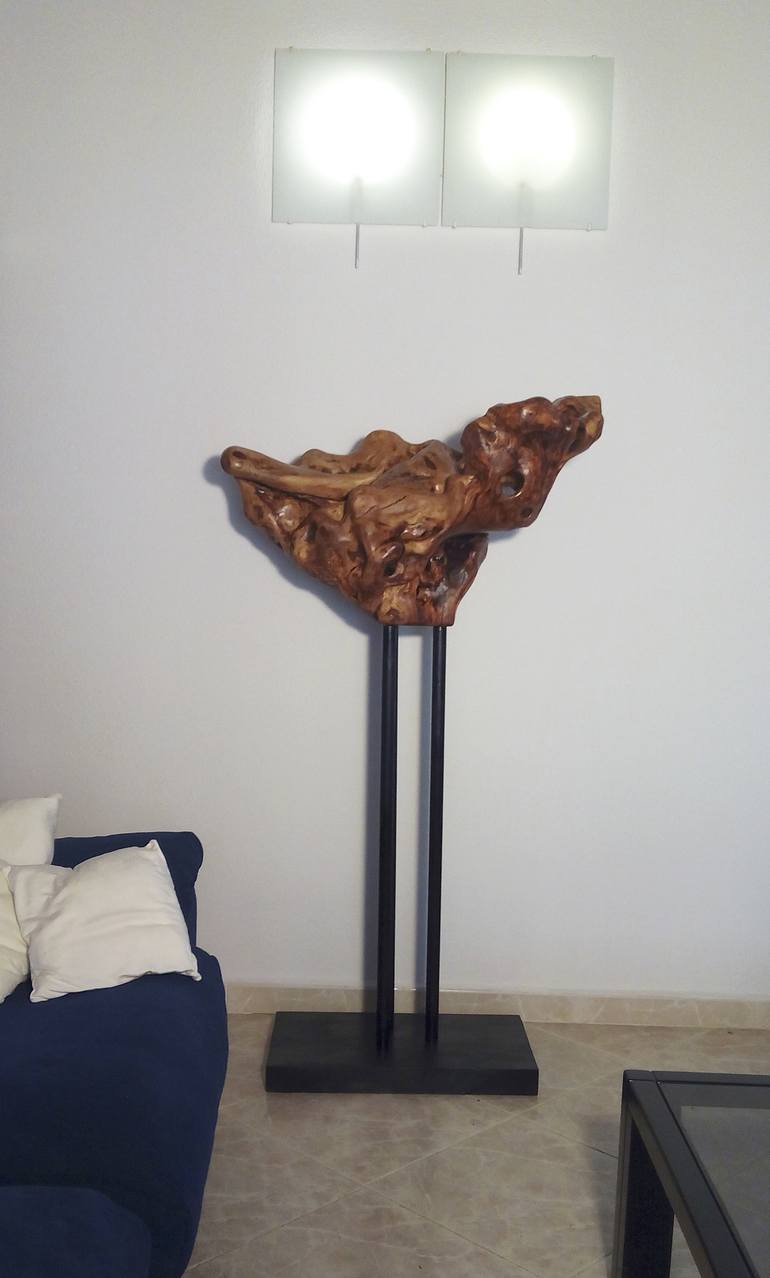 Original Abstract Nature Sculpture by Juan Pedrosa