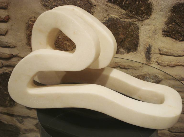 Original Abstract Expressionism Geometric Sculpture by Juan Pedrosa