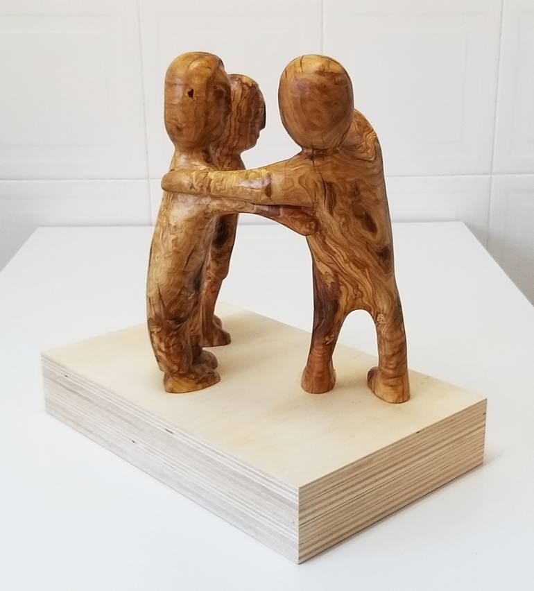 Original Family Sculpture by Juan Pedrosa