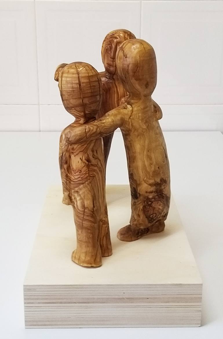 Original Family Sculpture by Juan Pedrosa