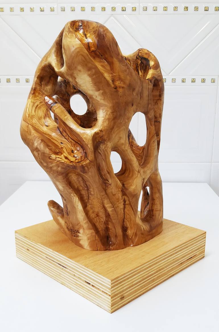 Original Abstract Expressionism Abstract Sculpture by Juan Pedrosa