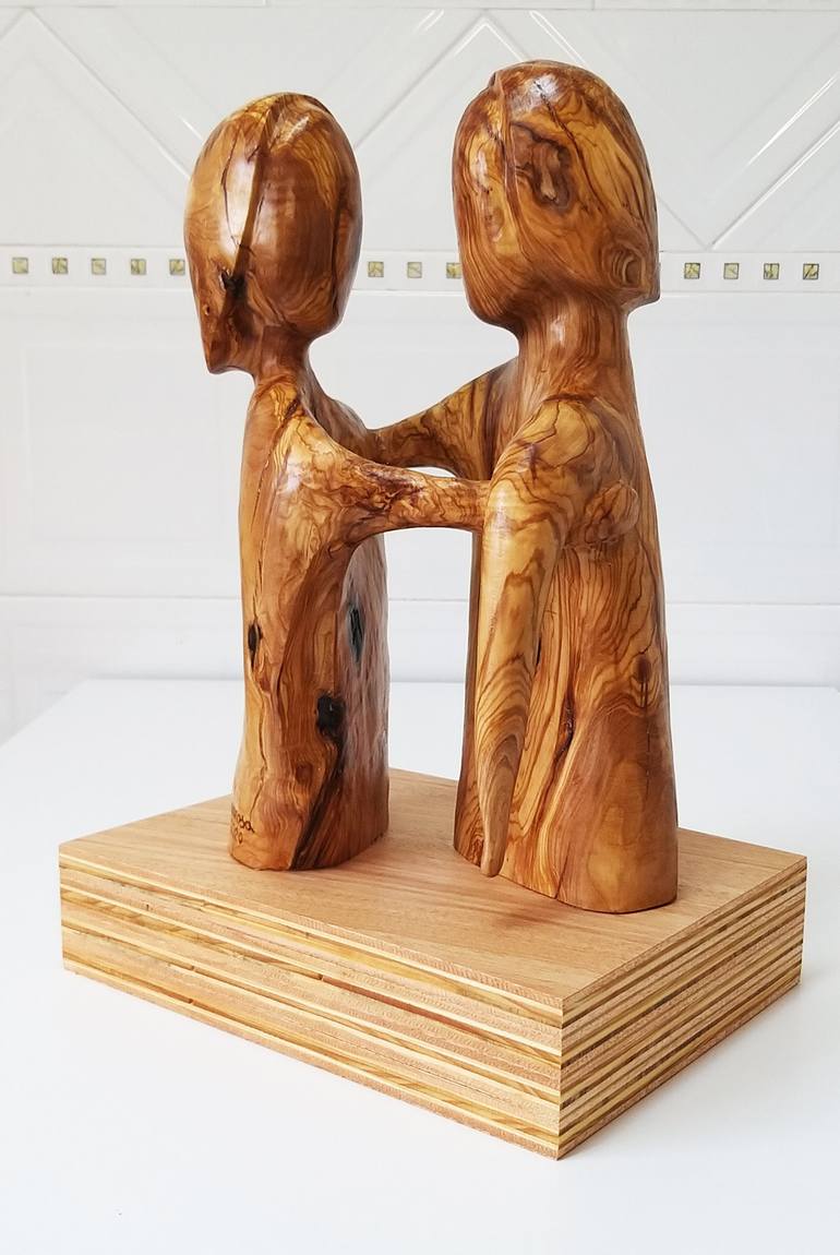 Original Expressionism People Sculpture by Juan Pedrosa