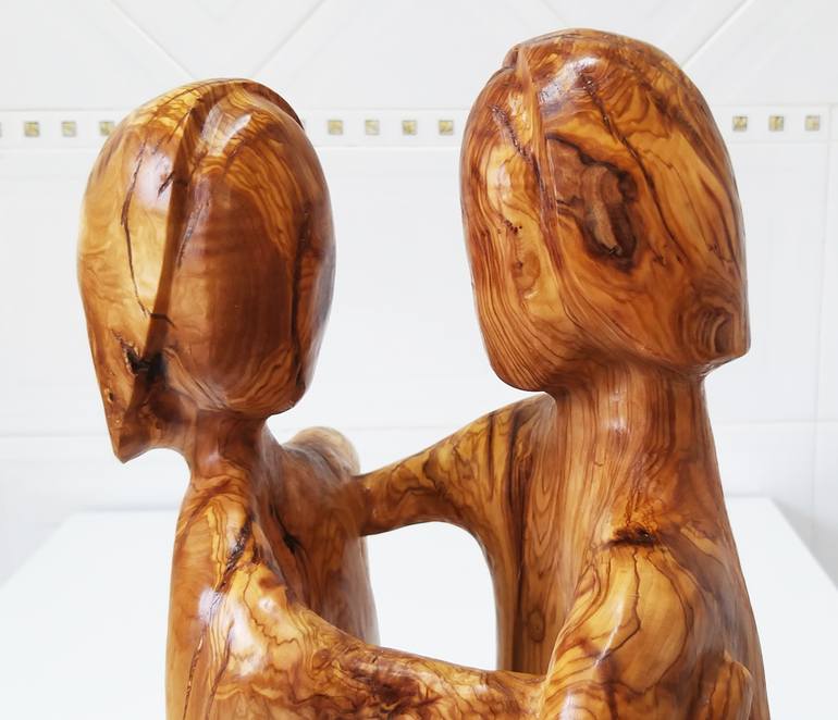 Original Expressionism People Sculpture by Juan Pedrosa