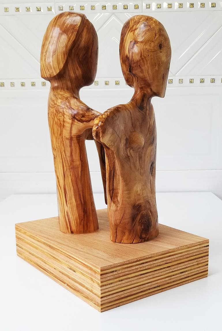 Original Expressionism People Sculpture by Juan Pedrosa