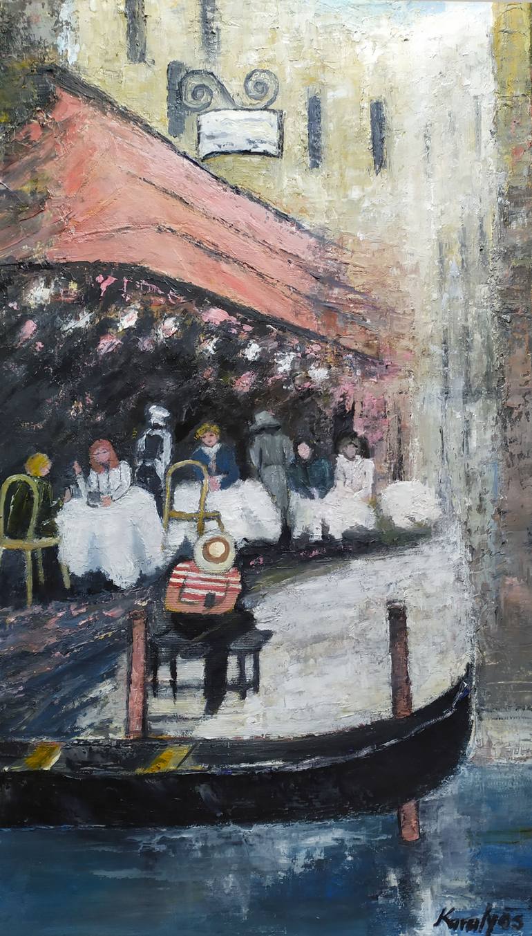 Original Contemporary Landscape Painting by Maria Karalyos