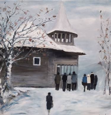 At the church thumb