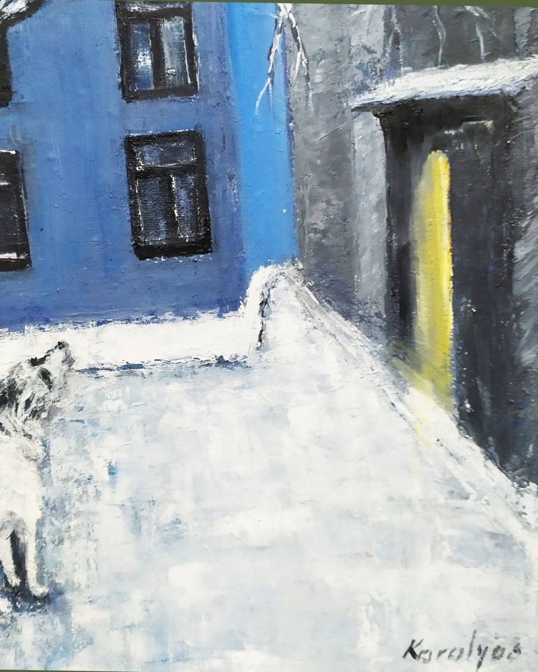 Original Contemporary Landscape Painting by Maria Karalyos