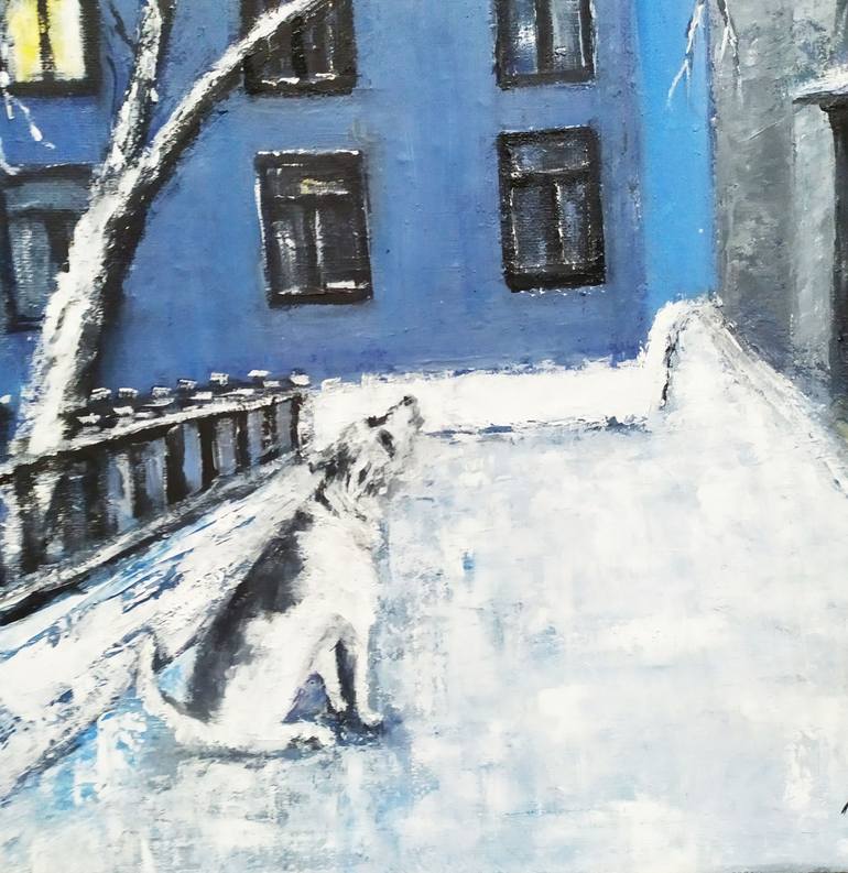 Original Contemporary Landscape Painting by Maria Karalyos