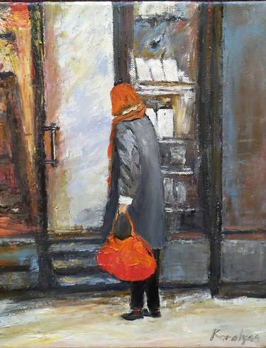 The woman with red bags thumb
