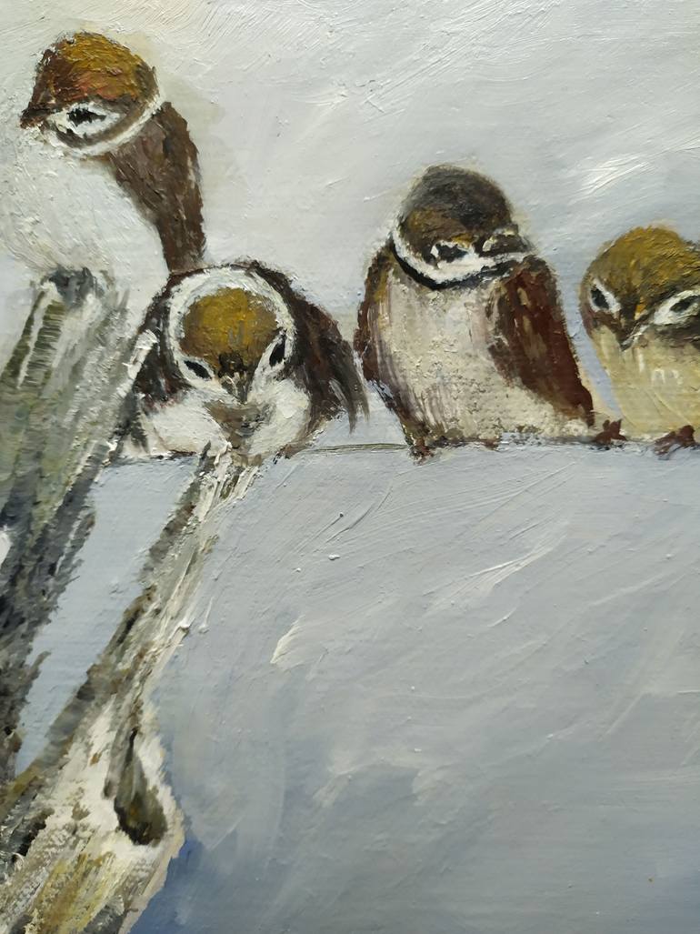 Original Contemporary Animal Painting by Maria Karalyos