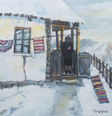 Original Contemporary Landscape Painting by Maria Karalyos